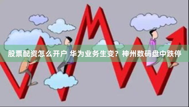 股票配资怎么开户 华为业务生变？神州数码盘中跌停